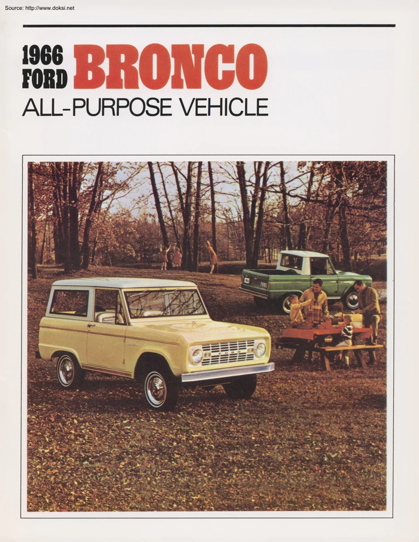 Ford Bronco 1966 Brochure