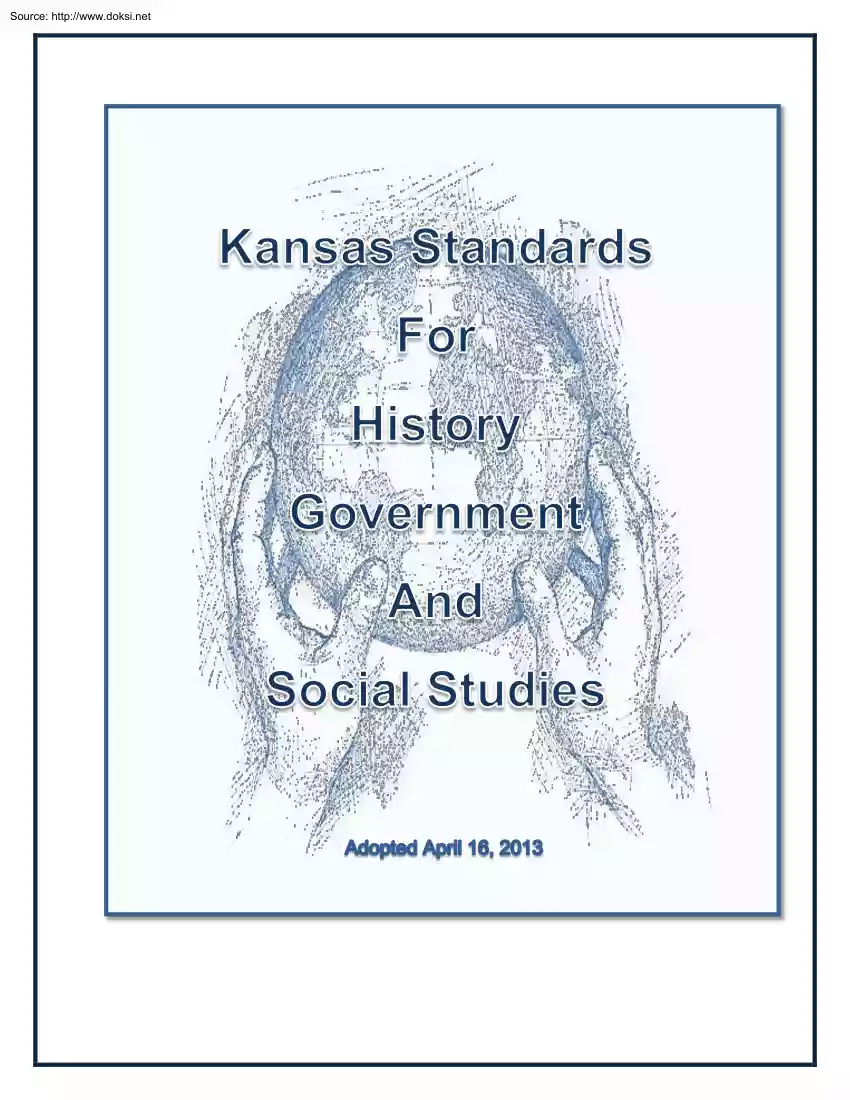 Kansas Standards for History Government and Social Studies