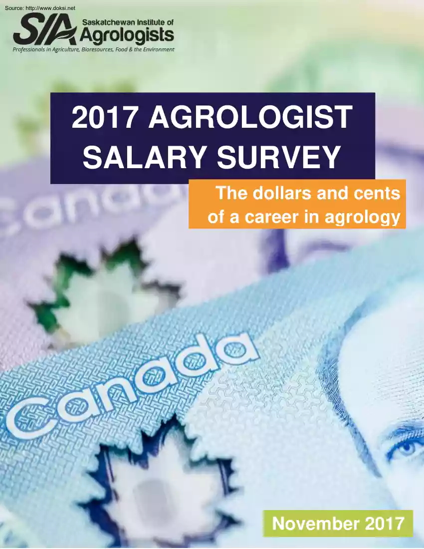 Agrologist Salary Survey, The Dollars and Cents of a Career in Agrology