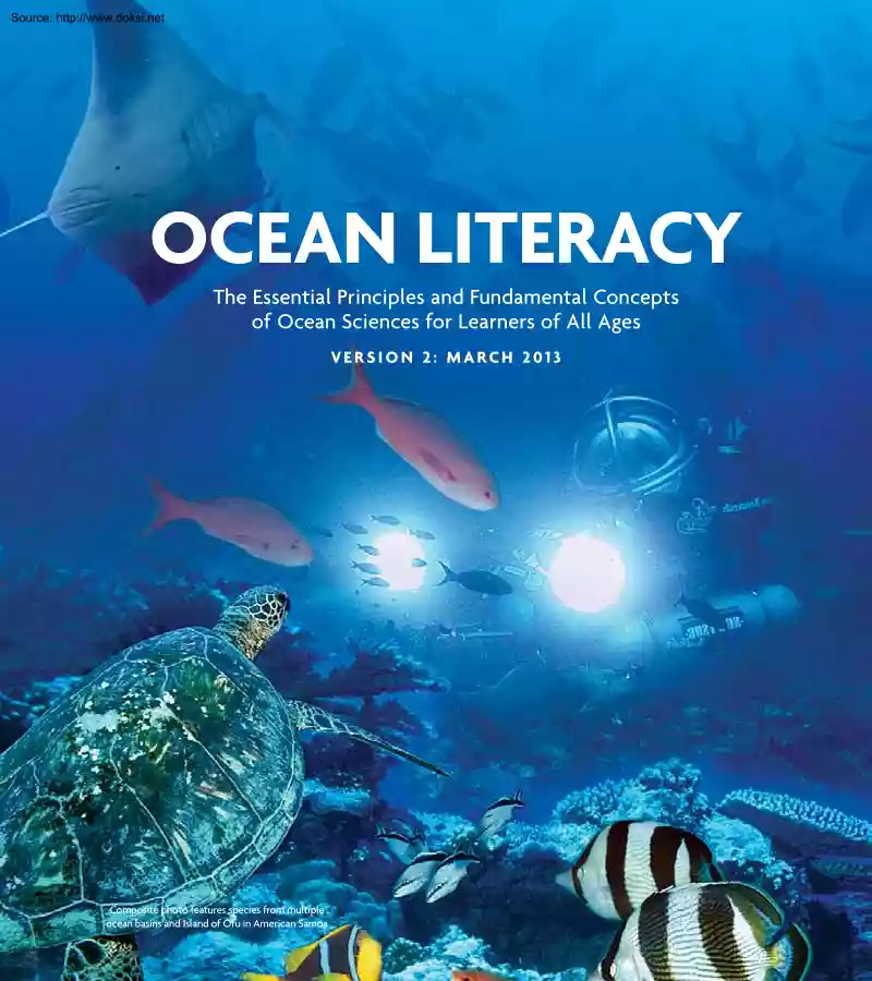 Ocean Literacy, The Essential Principles and Fundamental Concepts of Ocean Sciences for Learners of All Ages