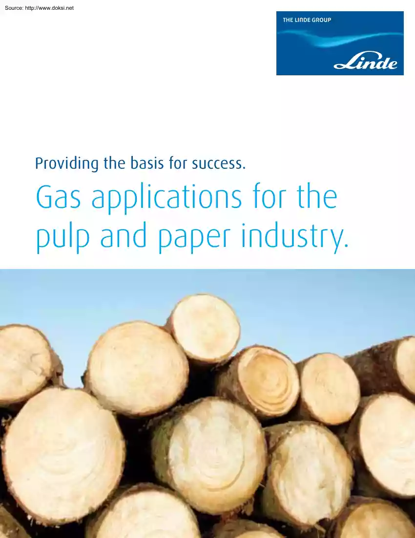 Gas Applications for the Pulp and Paper Industry