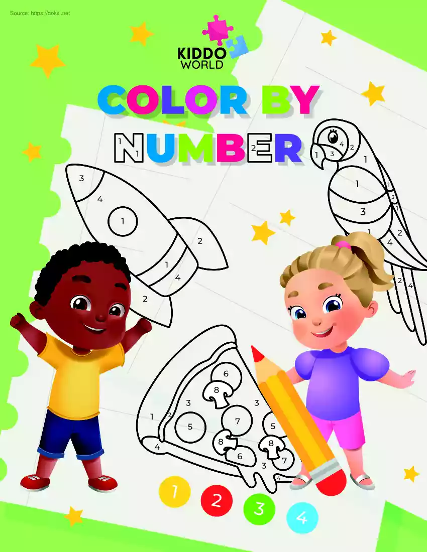 Kiddo World, Color by Number