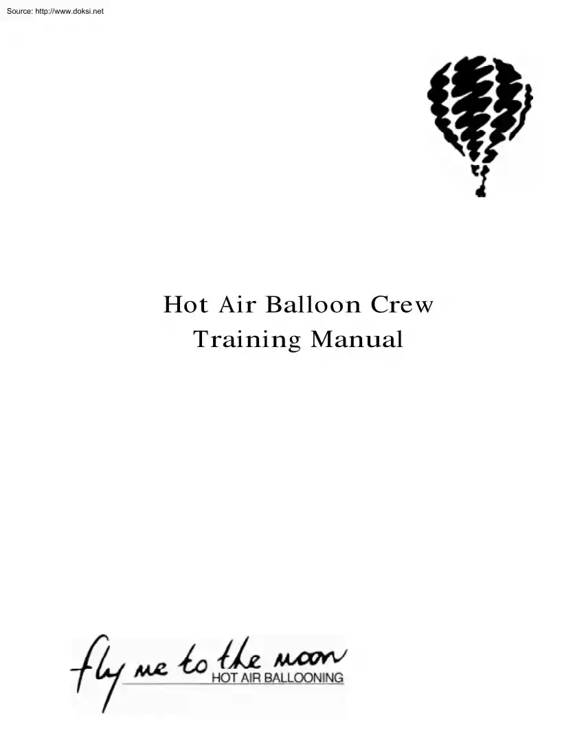 Hot Air Balloon Crew Training Manual