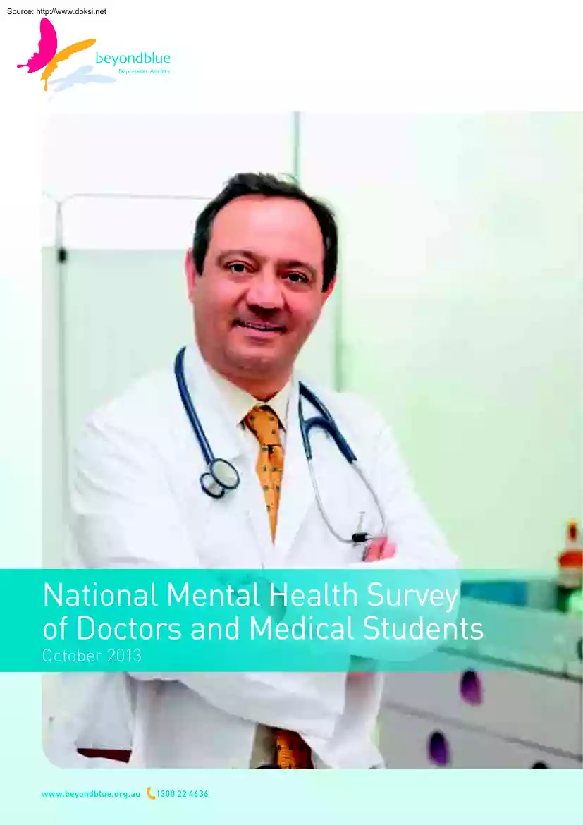 National Mental Health Survey of Doctors and Medical Students