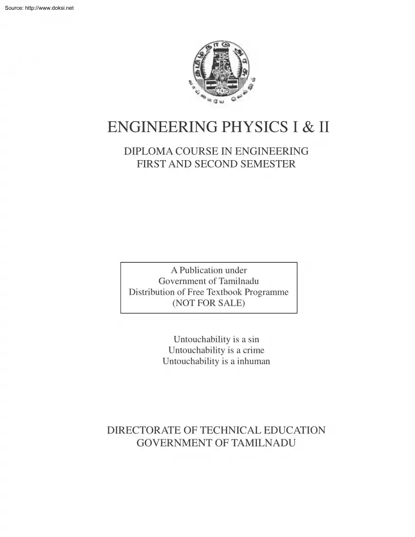Engineering physics I and II