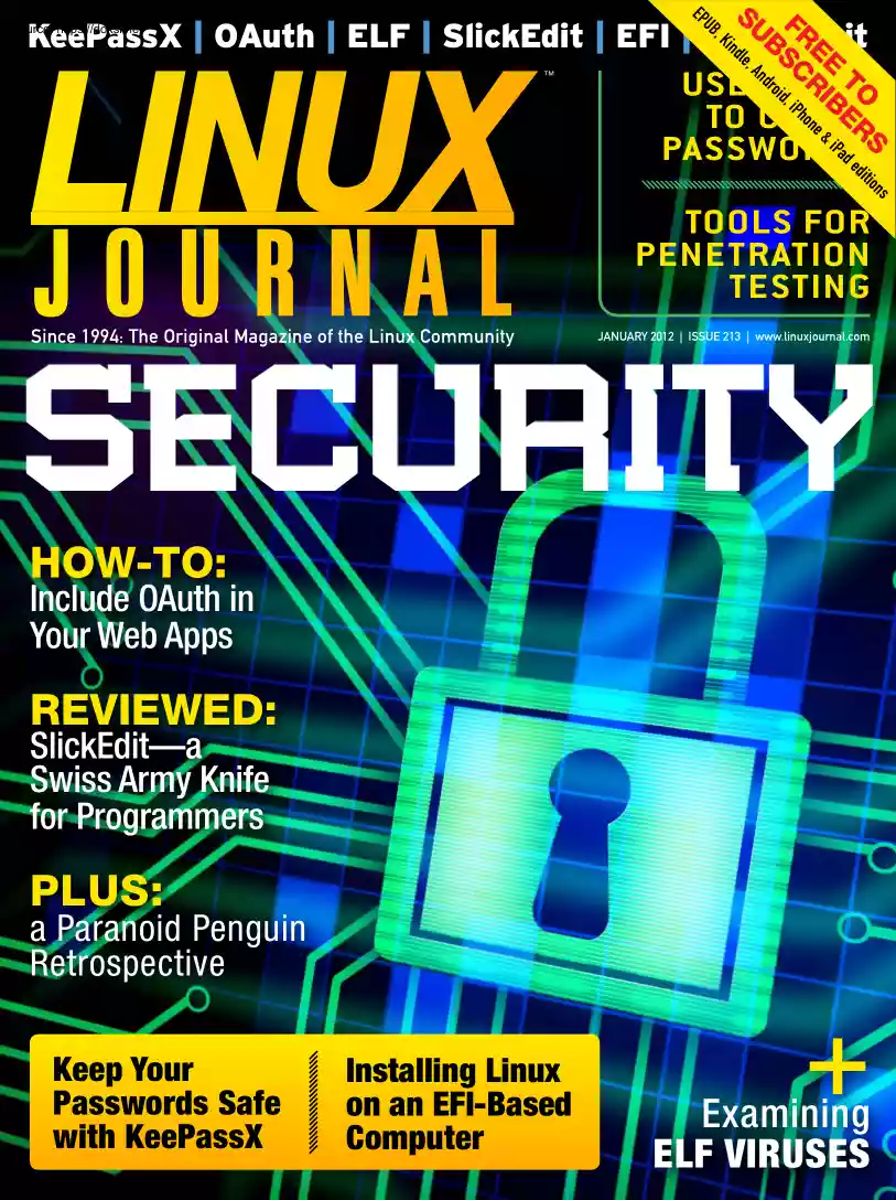 Linux Journal, 2012-01