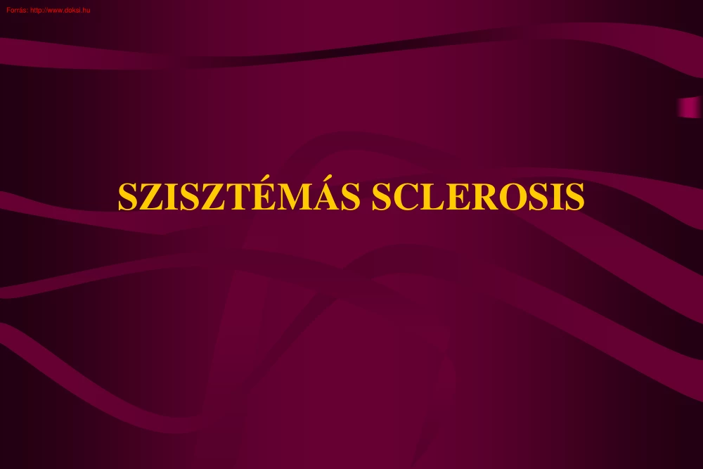 Szisztémás sclerosis
