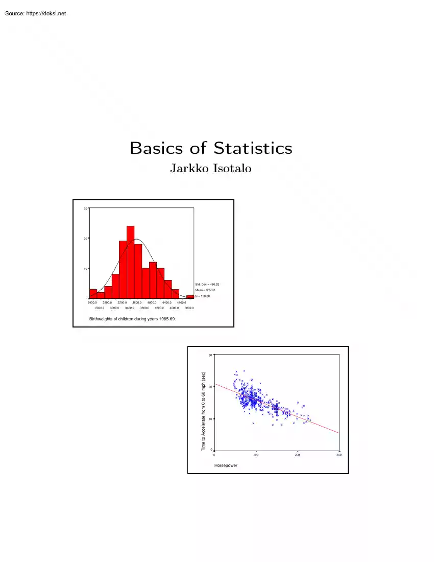 Jarkko Isotalo - Basics of Statistics