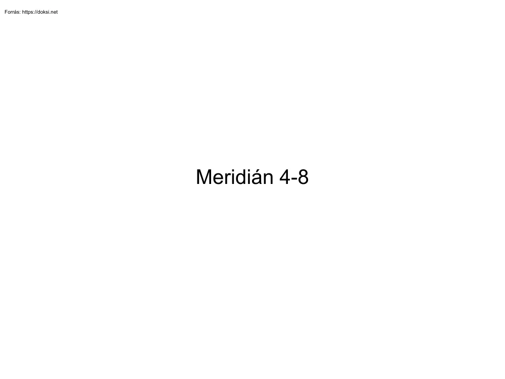 Meridián 4-8