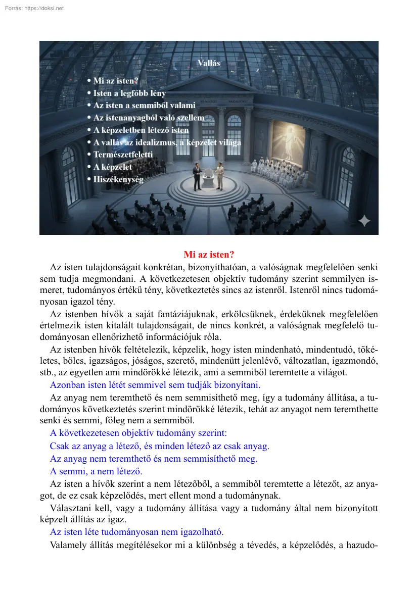 Salánki László - Mi az isten