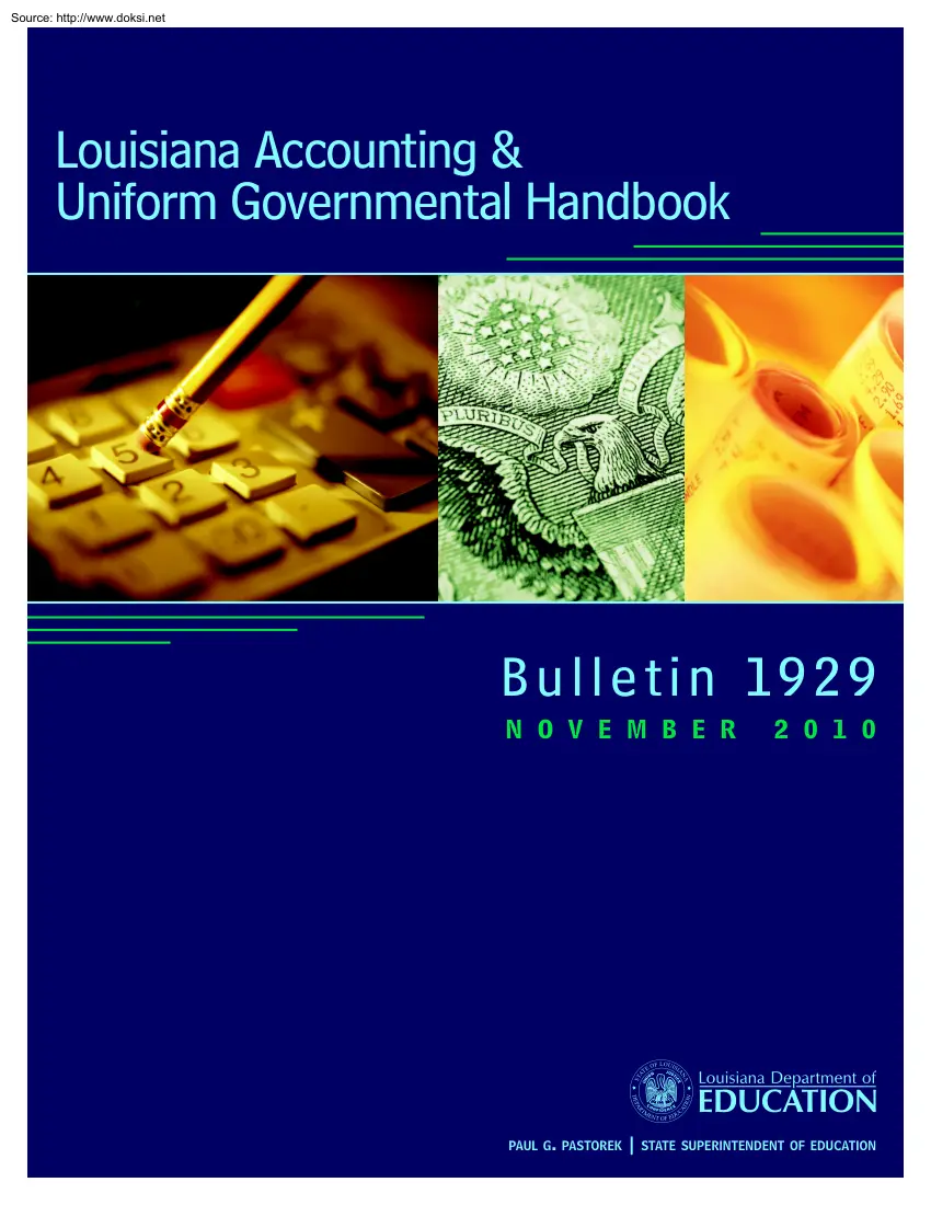 Mr. Keith-Mr. Walter-Ms. Louella - Louisiana Accounting and Uniform Governmental Handbook