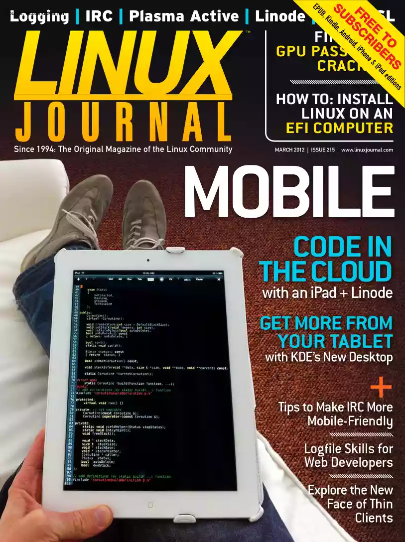 Linux Journal, 2012-03