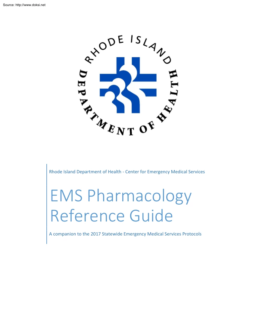 EMS Pharmacology Reference Guide