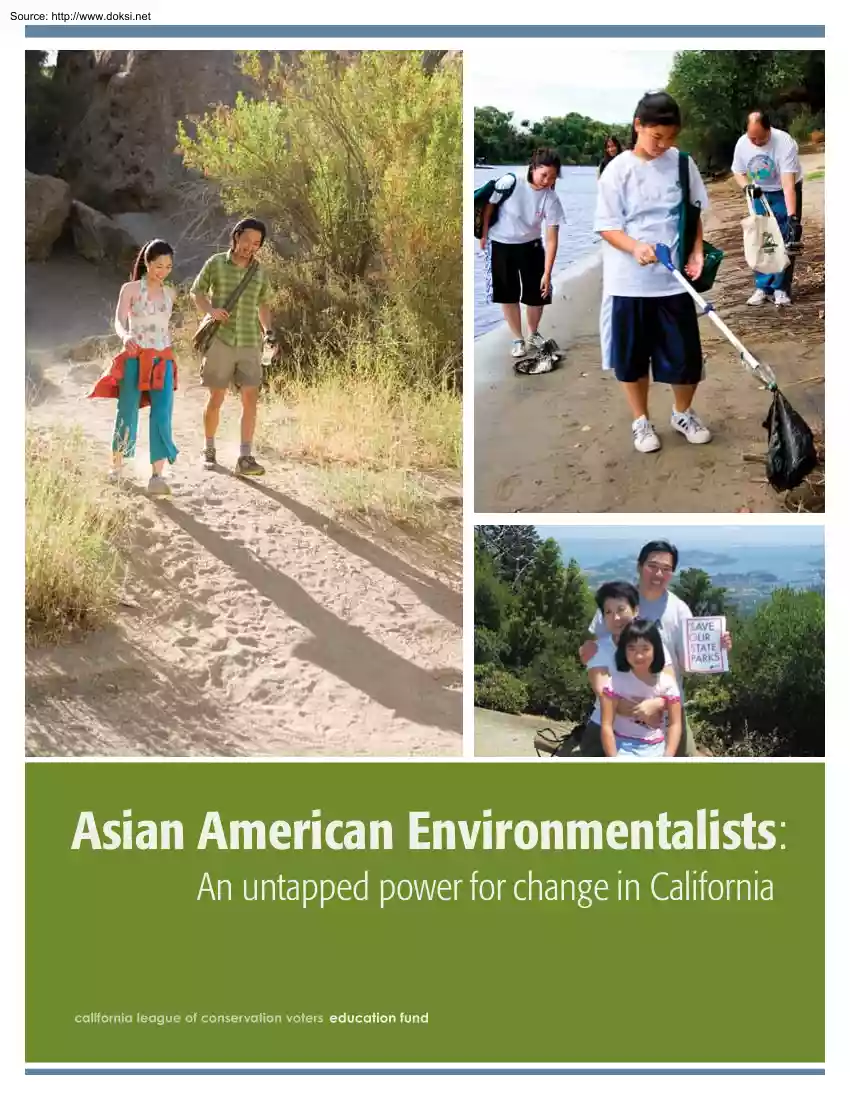Asian American Environmentalists, An Untapped Power for Change in California