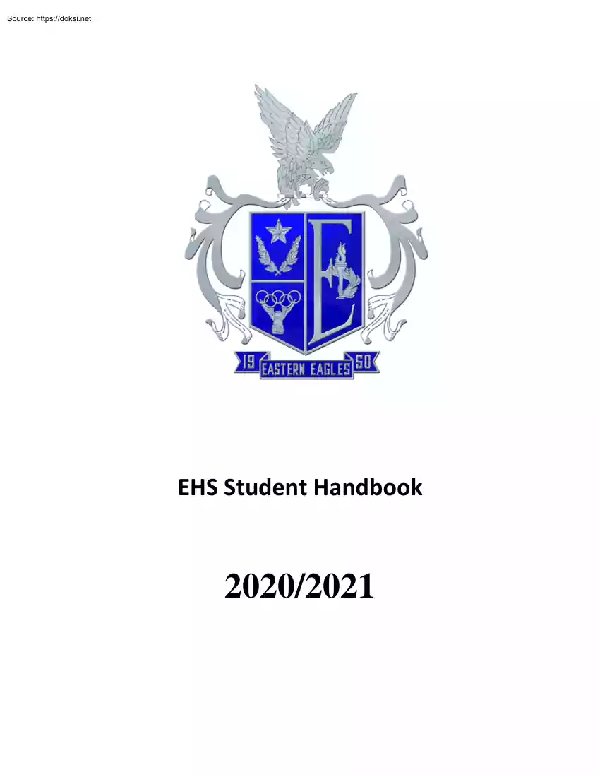 Eastern High School, Student Handbook