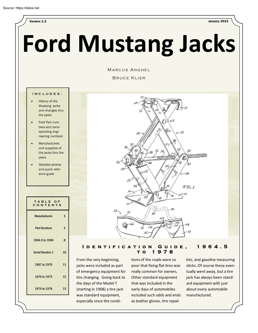 Anghel-Klier - Ford Mustang Jacks