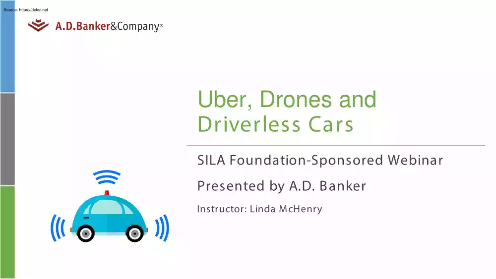 Uber, Drones and Driverless Cars