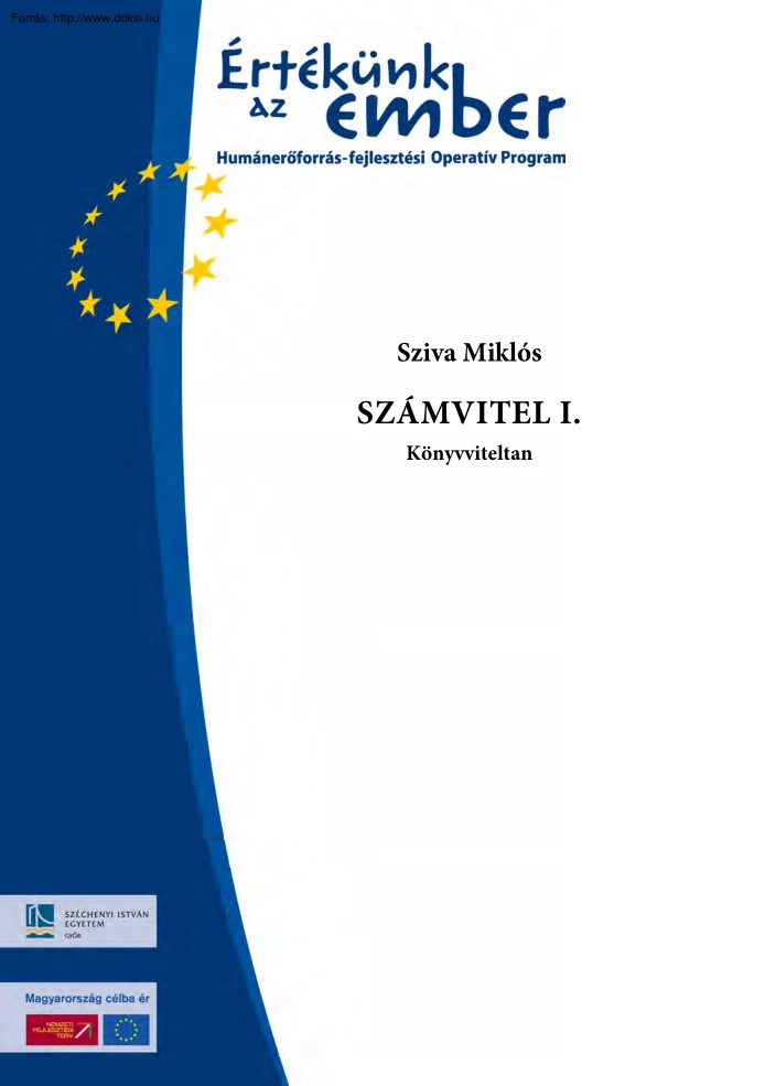 Sziva Miklós - Számvitel I.