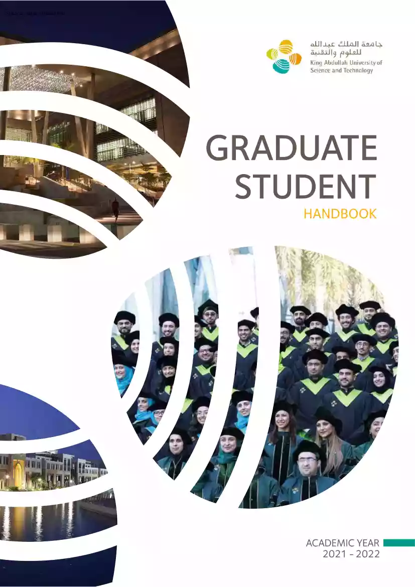 King Abdullah University of Science and Technology, Graduate Student Handbook
