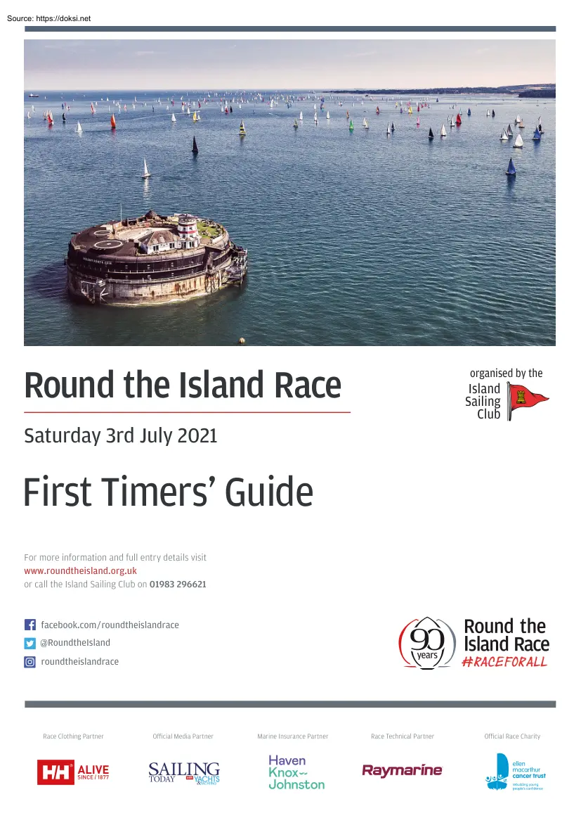 Round the Island Race, First Timers Guide