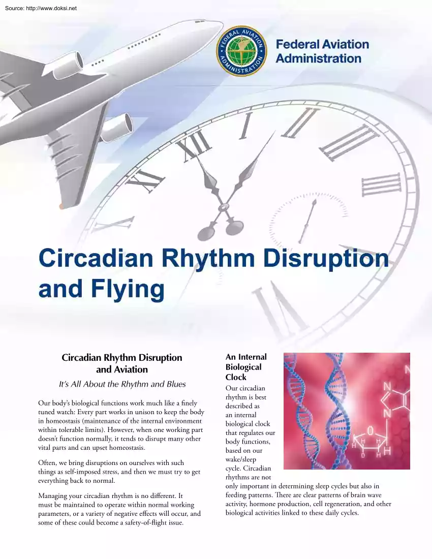 Circadian Rhythm Disruption and Flying