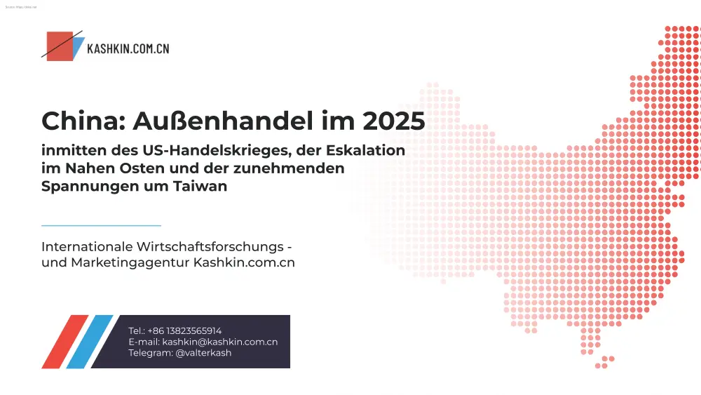 Dr. Vasily Kashkin - China, Aussenhandel im 2025