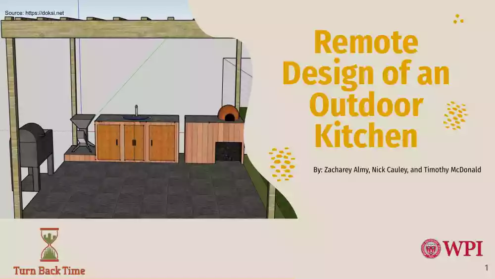 Almy-Cauley-McDonald - Remote Design of an Outdoor Kitchen