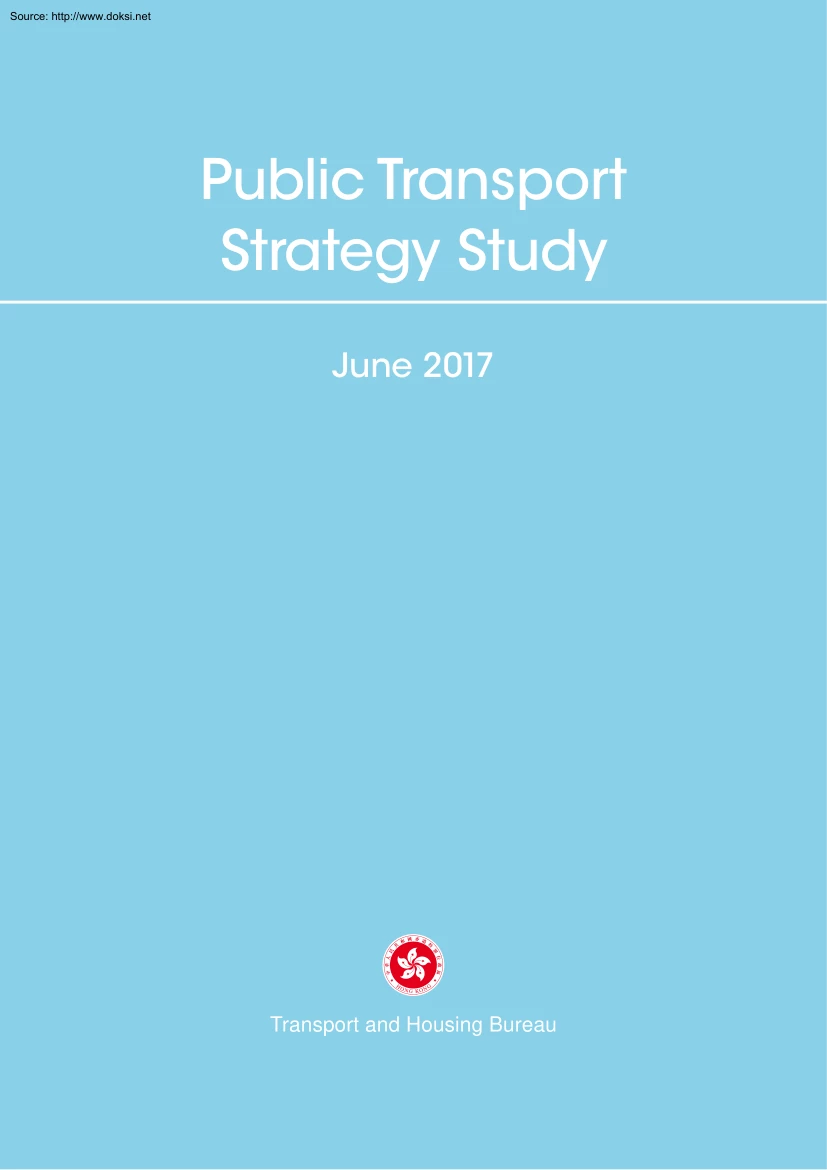 Public Transport Strategy Study