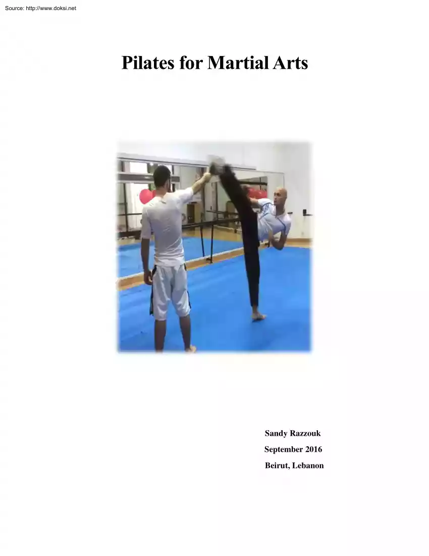 Sandy Razzouk - Pilates for Martial Arts
