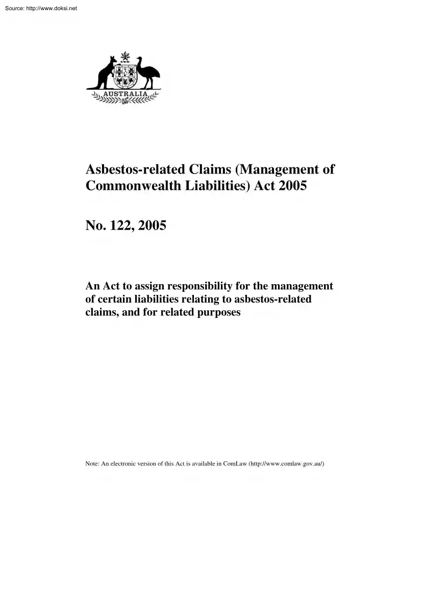 Asbestos Related Claims