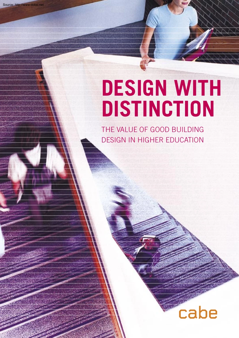 Design with Distinction, The Value of Good Building Design in Higher Education