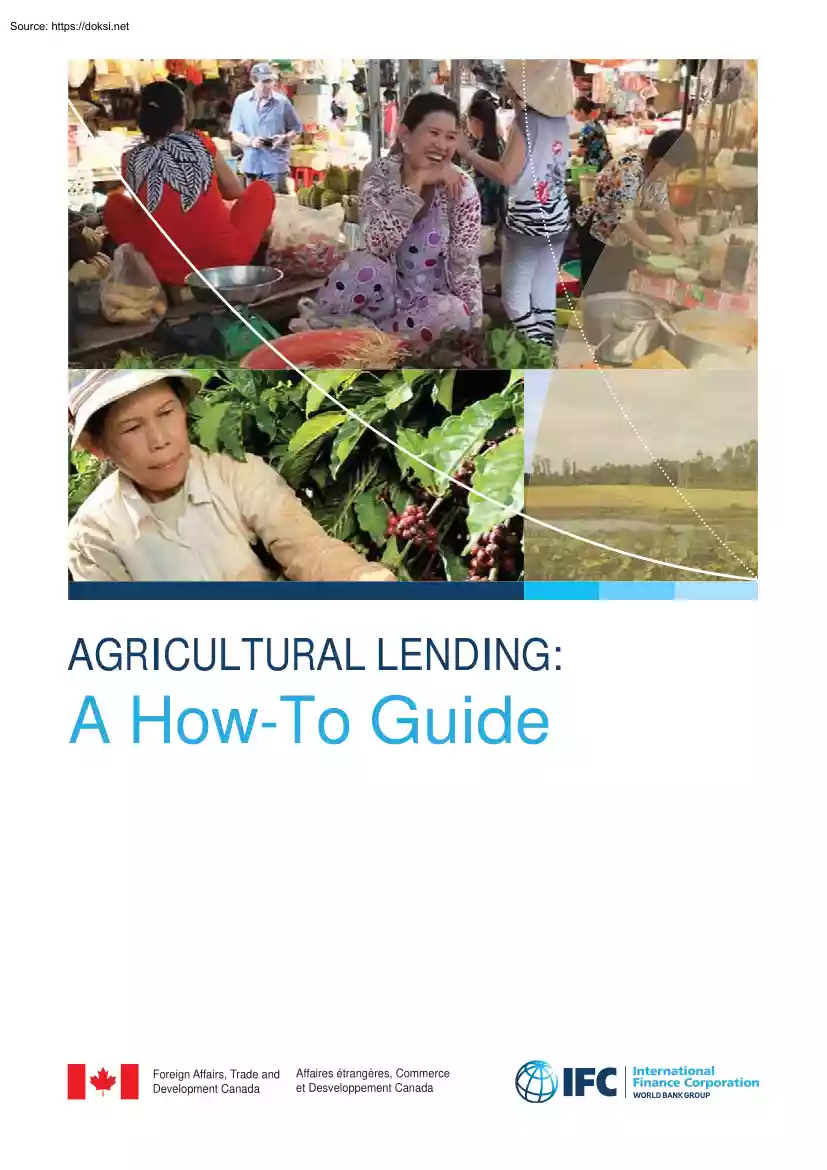 Agricultural Lending, A How to Guide