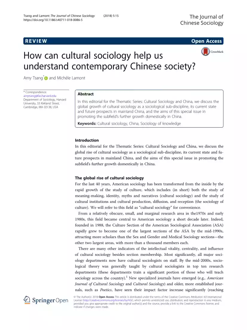 How can cultural sociology help us understand contemporary Chinese society