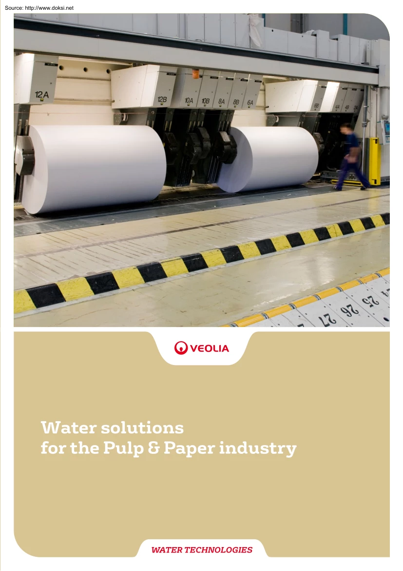 Water Solutions for the Pulp and Paper industry