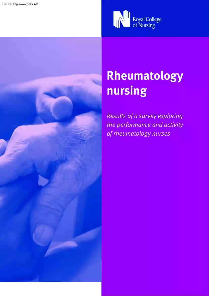 Rheumatology Nursing