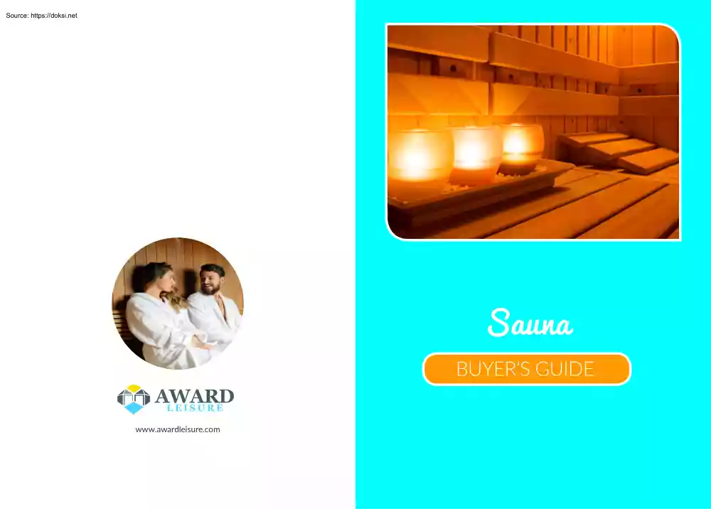 Sauna Buyers Guide
