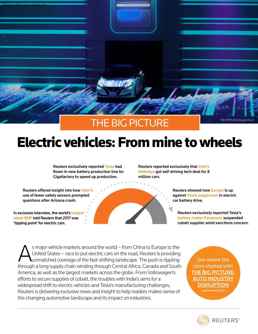 Electric Vehicles, From Mine to Wheels