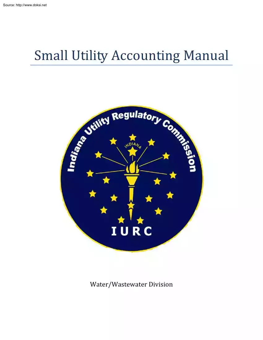 Small Utility Accounting Manual