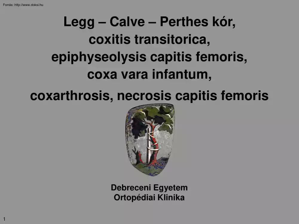 Legg-Calve-Perthes kór, coxitis transitorica