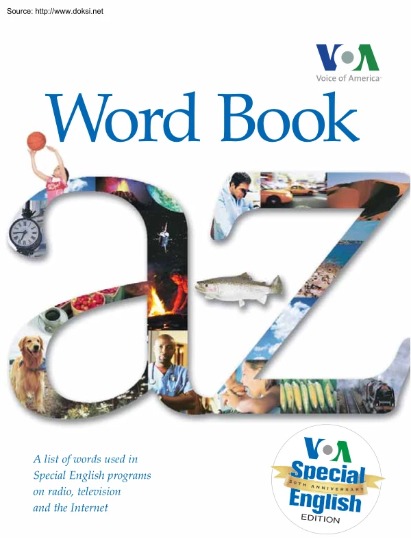 English Workbook, A list of words used in Special English programs on radio, television and the Internet