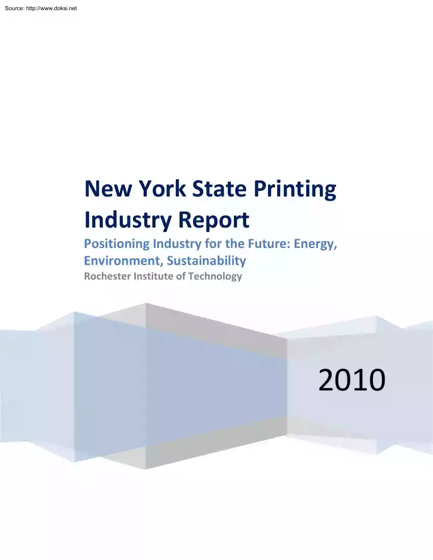 New York State Printing Industry Report