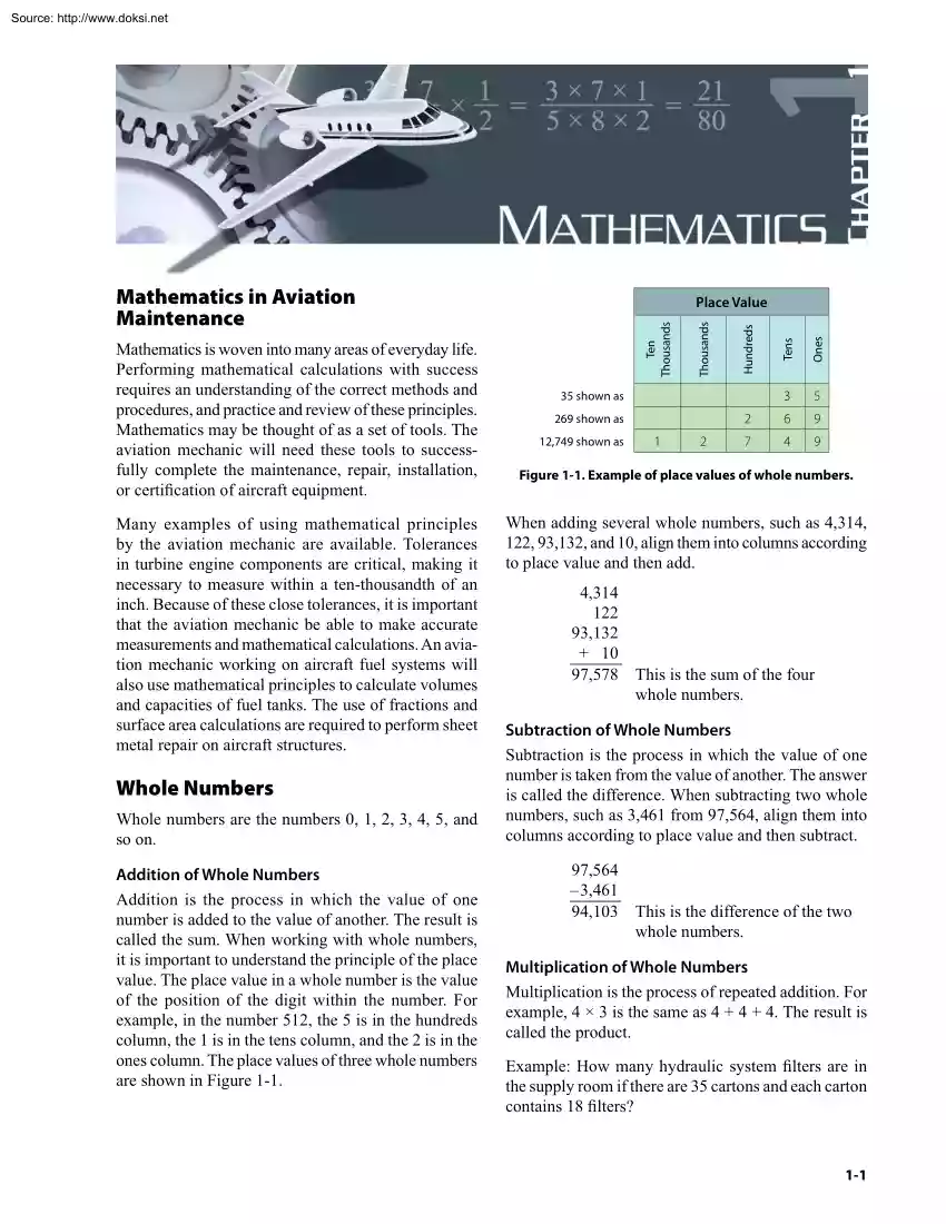 Mathematics in Aviation