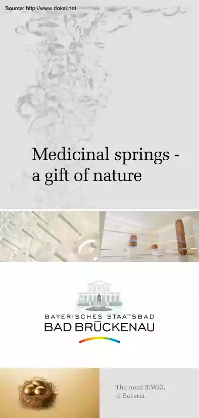 Medicinal Springs, A Gift of Nature