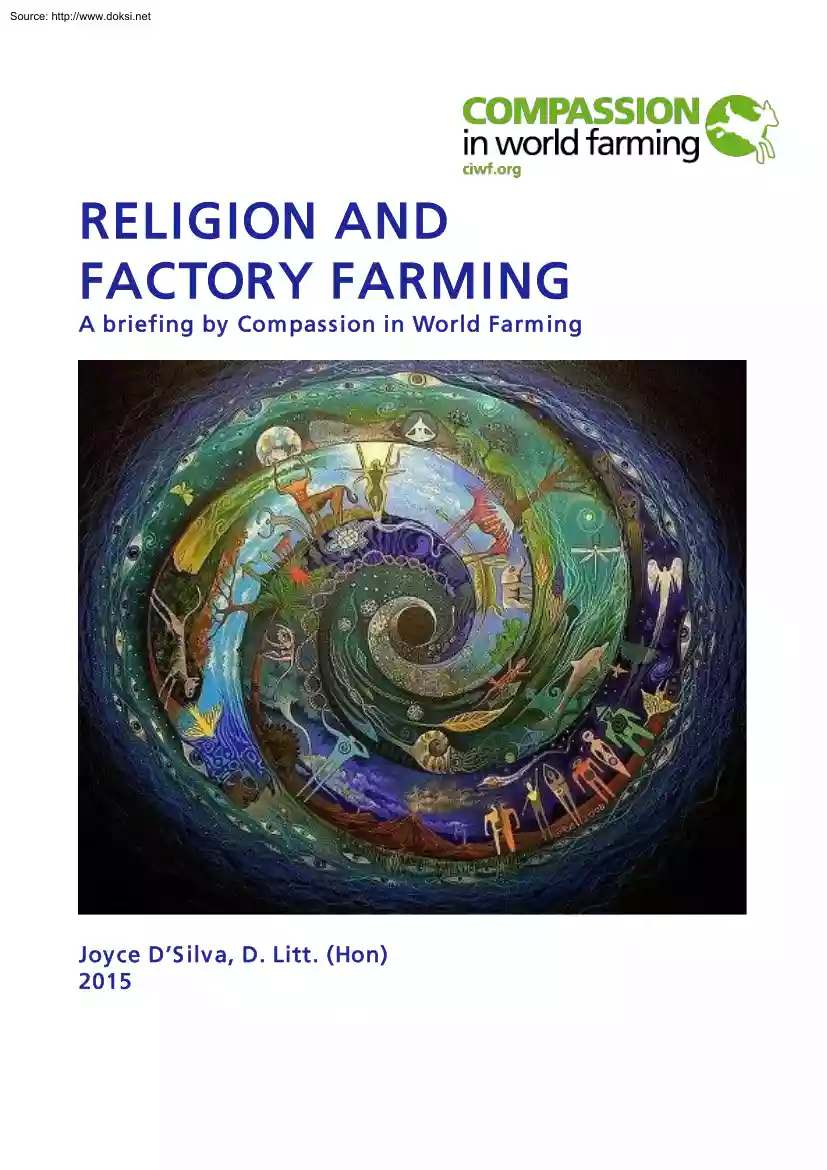 Silva-Litt - Religion and Factory Farming