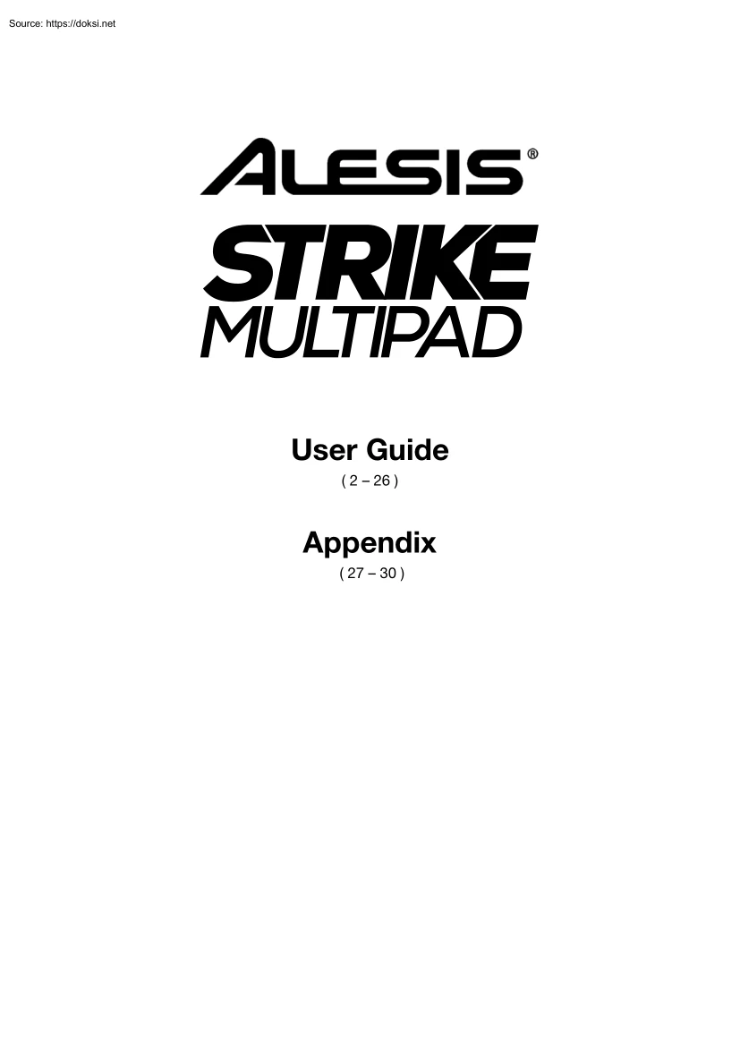 Strike Multipad User Guide