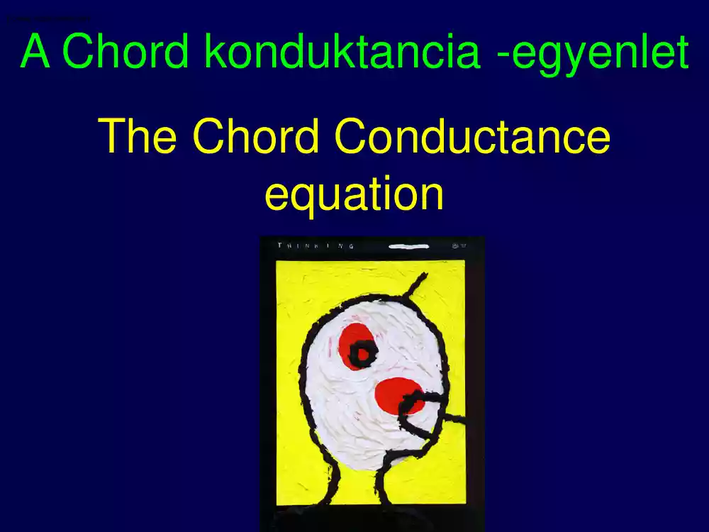 A Chord konduktancia-egyenlet