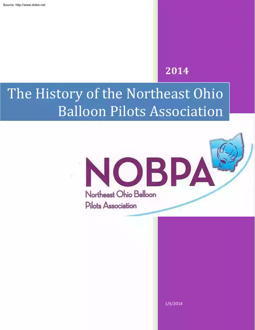 The History of the Northeast Ohio Balloon Pilots Association