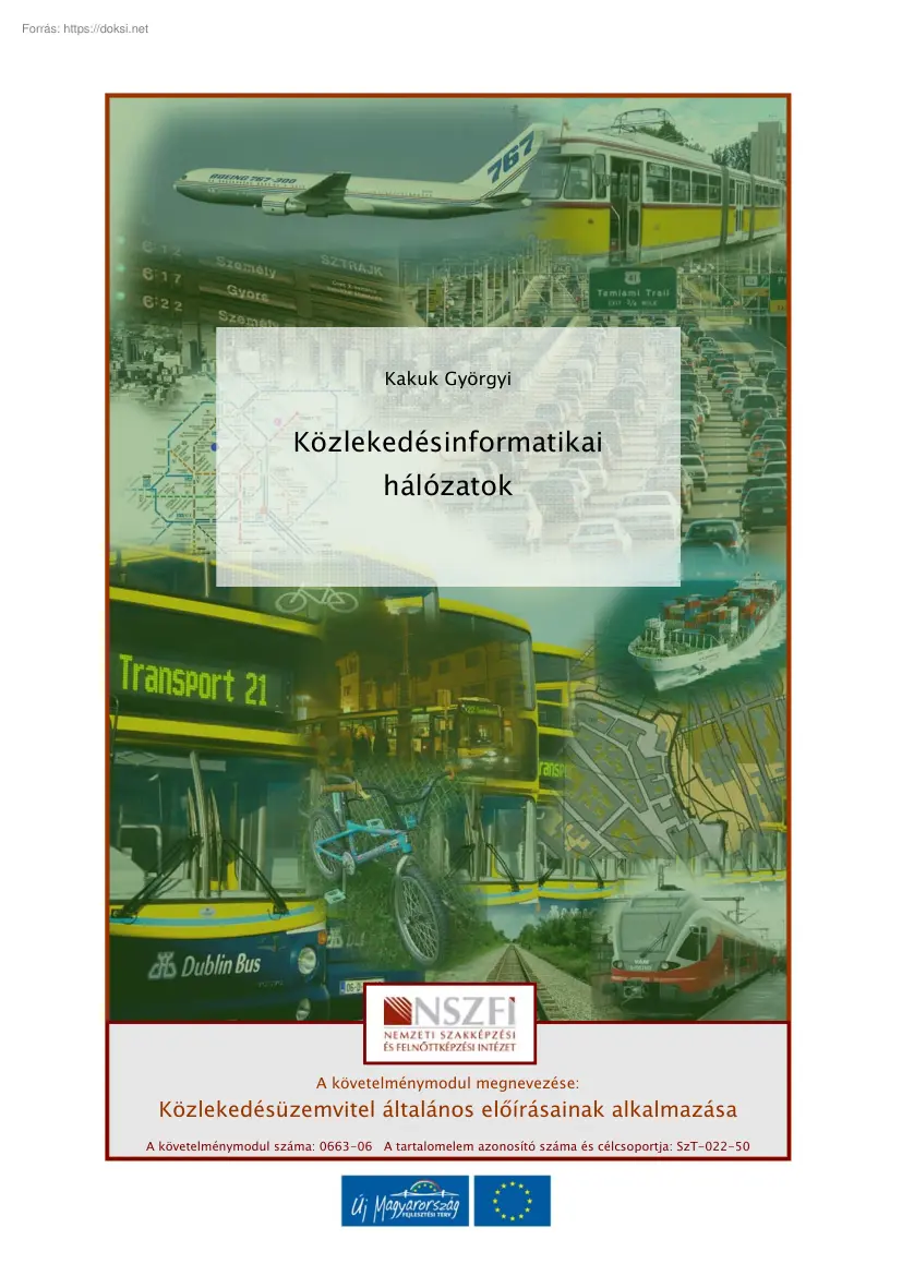 Kakuk Györgyi - Közlekedésinformatikai hálózatok