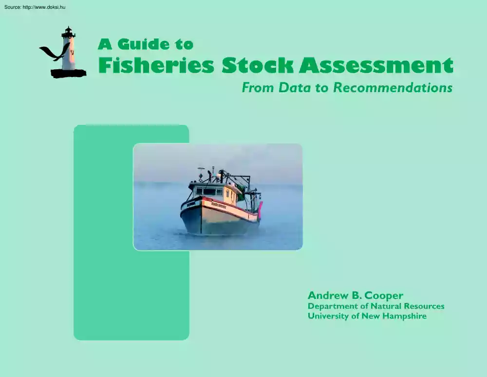 Andrew B. Cooper - Fisheries stock assessment