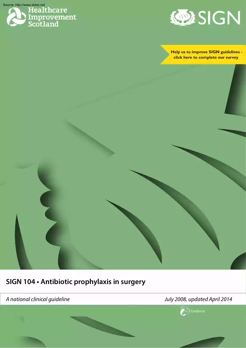 Antibiotic Prophylaxis in Surgery